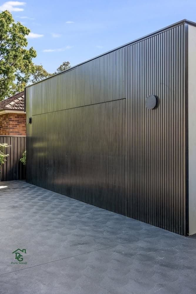 Dura group clemton park exterior batten cladding garage